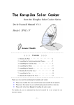 The Karupika Solar Cooker