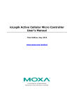 ioLogik Active Cellular Micro Controller User`s Manual
