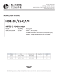 HDE-2H2S-QAM User Manual