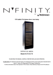 170 bottle Full glass door, two temp INSTRUCTION