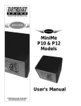 MiniMe P10 & P12 Models User`s Manual