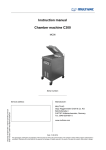 Instruction manual Chamber machine C300