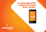 amaysim Guide to MMS Settings for HTC Android OS V4.x and above