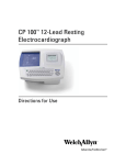 CP100 Electrocardiograph User Manual
