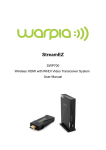 SWP700 StreamEZ User Manual