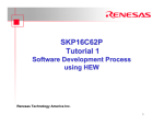 SKP16C62P Tutorial 1