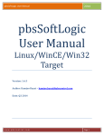pbsSoftLogic User Manual