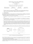 Implementing Prolog-Run WWW Sites 1 Introduction