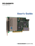 PCI-DAS6070 User`s Guide