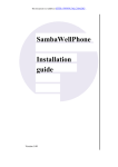 SambaWellPhone Installation guide