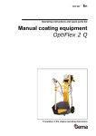 Manual coating equipment OptiFlex 2 Q