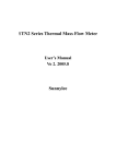 STN2 Series Thermal Mass Flow Meter User Manual