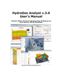 HydroGeo Analyst v.3.0 User`s Manual