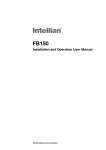 Installation and Operation User Manual