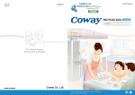 Coway CHP-06EL Reverse Osmosis Countertop Cooler Manual
