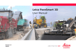 Leica PaveSmart 3D User Manual - Surveying Technologies and