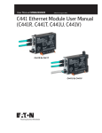 C441 Ethernet Module User Manual (C441R, C441T