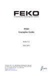 FEKO Examples Guide