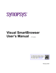 Visual SmartBrowser User`s Manual (NT Version)