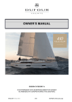 owner`s manual - Dufour Yachts Magyarország