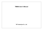 TM886 User`s Manual