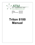 Triton 8100 Manual - ATM of America, Inc.