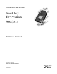 GeneChip Expression Analysis Technical Manual