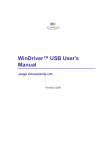 WinDriver™ USB User`s Manual Jungo Connectivity Ltd.