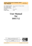 SMT712 User Manual - Sundance Multiprocessor Technology Ltd.
