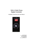 180-LV Multi-Temp Digital Controller