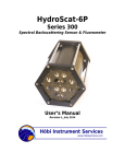 HydroScat-6 User`s Manual - Hobi Instrument Services