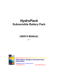 HydroPack Manual C - Hobi Instrument Services
