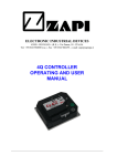 4Q CONTROLLER OPERATING AND USER MANUAL