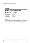 Fedkit user`s manual and programmer`s manual