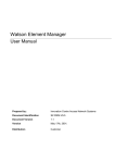 Watson Element Manager