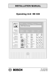 installation manual - Bosch Security Systems