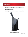 User Manual for Professional Firmware WZR-HP