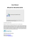 User Manual SPListX for SharePoint 2010