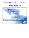 Opticom Technologies Inc. “L” Series DVR