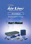 User`s Manual - Airlivecam.eu | Kamery Airlive