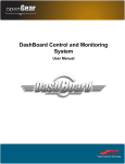 DashBoard User Manual (Iss. 5.0)