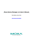 Moxa Device Manager 2.3 User`s Manual