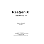 ReaGeniX User`s Manual