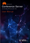 Conference Server User Manual