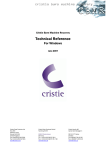 Technical Reference - Cristie Data Products GmbH