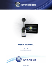 SVANMOBILE Manual