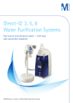 Direct-Q® 3, 5, 8 Water Purification Systems