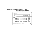 GEM-K2AS Keypad User Guide