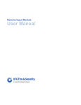 Remote Input Module User Manual
