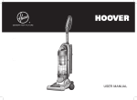 USER MANUAL - Hoover Service